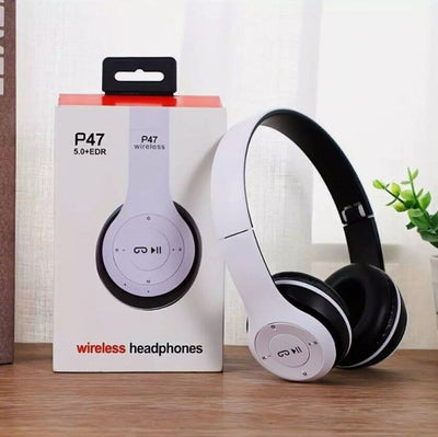 P47 Wireless Bluetooth Headphones With Noise Cancelling Over-Ear Earphones 5.1