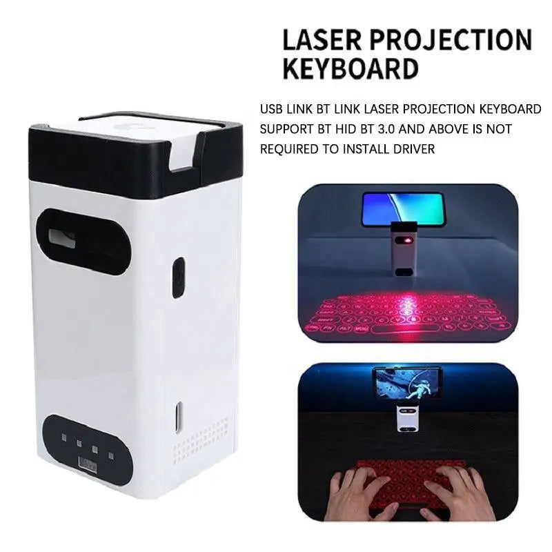 Mini Virtual Laser Keyboard Wireless Projection Touch Keyboard